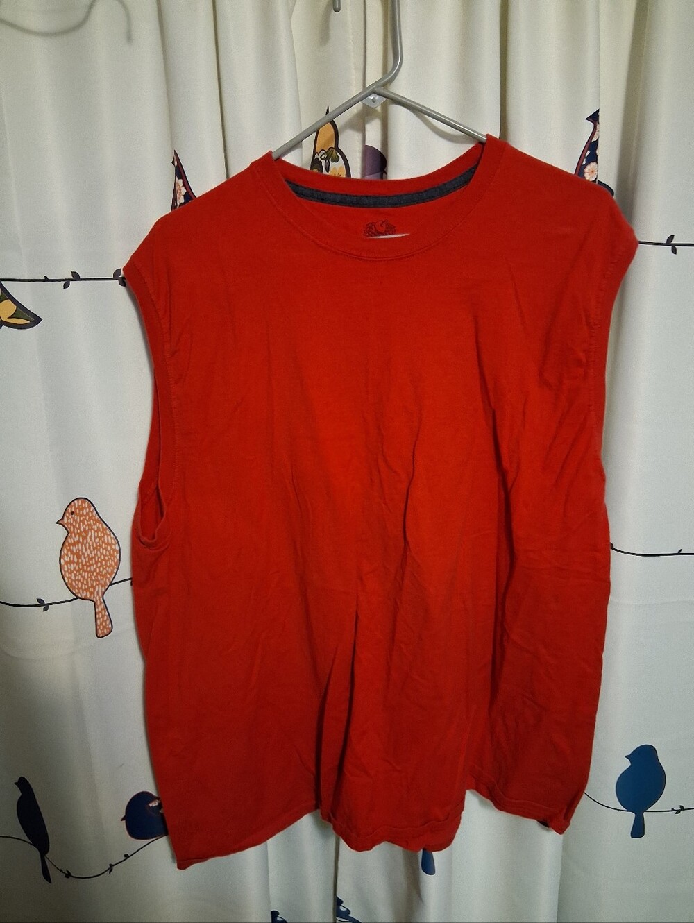 Fruit of the Loom Men's Red Sleeveless Shirt Size 2X
